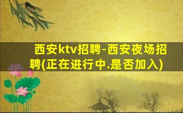 西安酒吧招聘